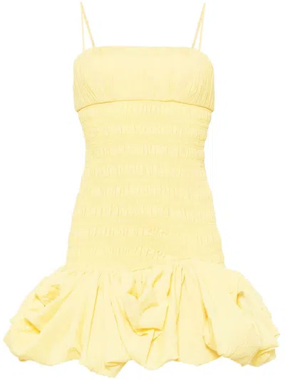 Acler Welland Mini-dress In Yellow