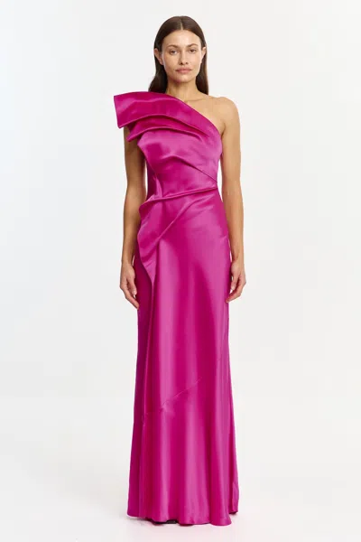 Acler Werona Maxi Dress In Pink