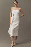 Acler Whitnell Strapless Column Midi Dress