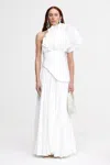 Acler Whittington Gown In White