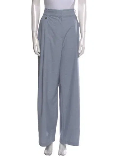 Pre-owned Acler Wide Leg Pants In Blue