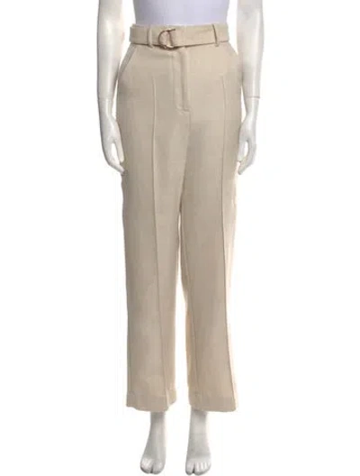 Pre-owned Acler Wide Leg Pants In Neutral