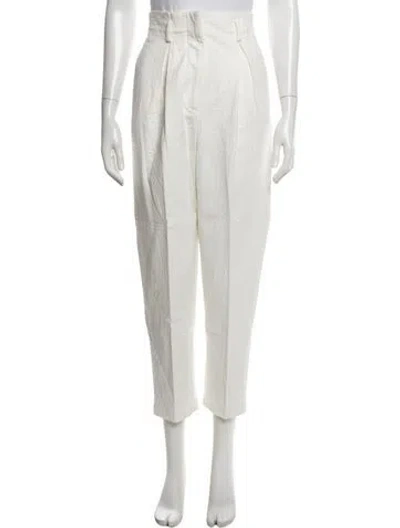 Pre-owned Acler Wide Leg Pants In White