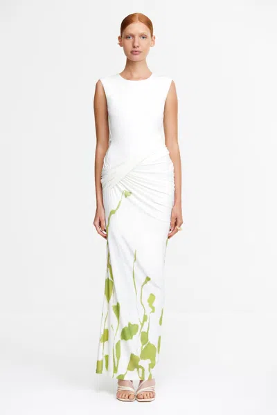 Acler Wigmore Midi Dress In White