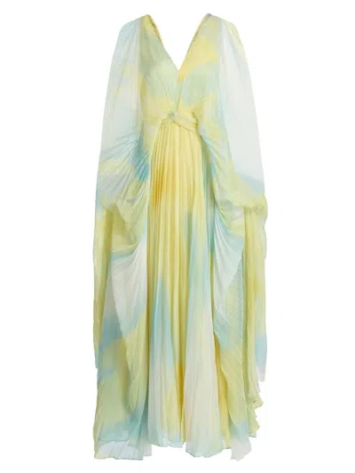 Acler Anslow Maxi Dress In Yellow