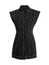 Acler Eagleton Mini Dress In Black