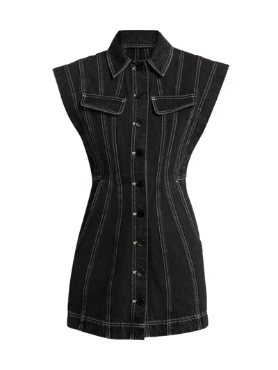 ACLER WOMEN'S EAGLETON DENIM SLEEVELESS MINIDRESS