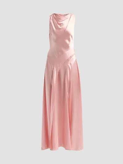 Acler Women's Femme Fatale Lecha Satin Maxi Dress In Soft Flamingo