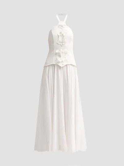 Acler Women's Femme Fatale Milliken Maxi Dress In Ivory