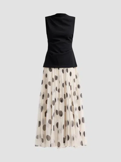 Acler Women's Femme Fatale Poznik Polka Dot Maxi Dress In Dotty
