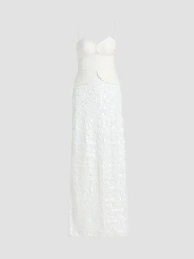 Acler Women's Femme Fatale Pryde Column Maxi Dress In Ivory