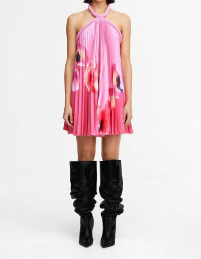 Acler Women's Fixby Mini Dress In Orchid Embrace In Pink