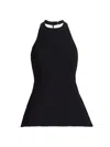 Acler Hawick Open-back Top In Black