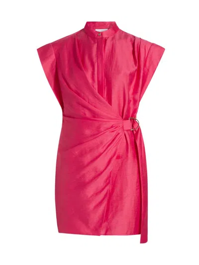 Acler Women's Remnar Linen-blend Minidress In Pink