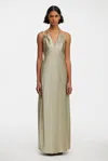 Acler Woodlake Maxi Dress In Gray