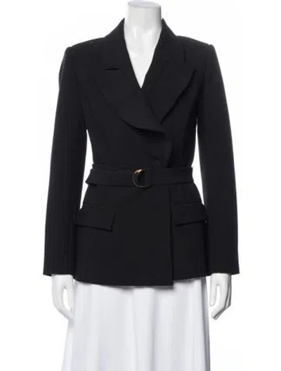 Pre-owned Acler Wool Blazer In Black