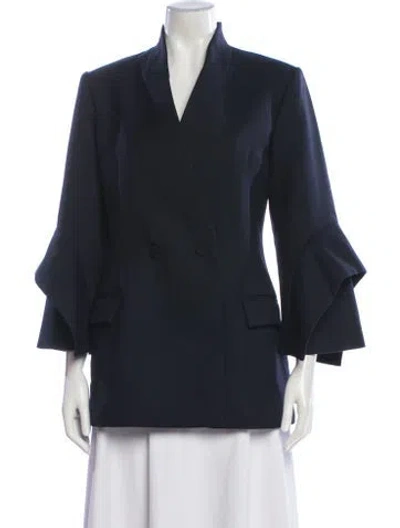 Pre-owned Acler Wool Blazer In Blue