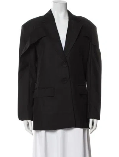 Pre-owned Acler Wool Blazer W/ Tags In Gray