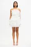 Acler Wrenbury Mini Dress In White