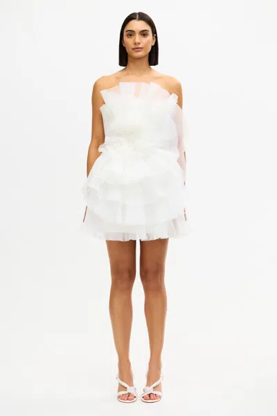 Acler Wrenbury Mini Dress In White