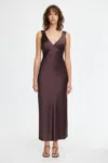 Acler Wycombe Midi Dress In Purple