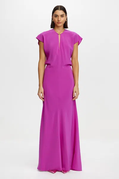 Acler Yarrow Maxi Dress In Purple