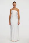 Acler Zetland Maxi Dress In White