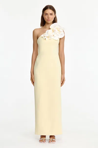 Acler Zofia Maxi Dress In Yellow