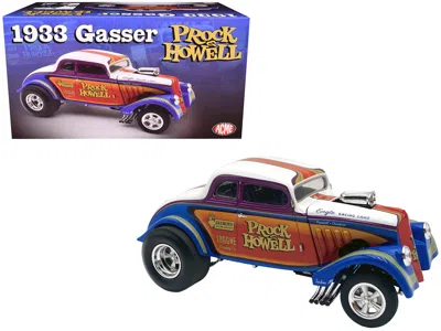 Acme 1933 Gasser "prock & Howell - F Troop" Blue And White With Stripes Limited Edition To 348 Pieces Wor In Multi