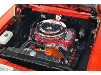 Acme 1967 Dodge Coronet R/t "restomod" Primer Red With Black Hood Limited Edition To 372 Pieces Worldwide In Multi