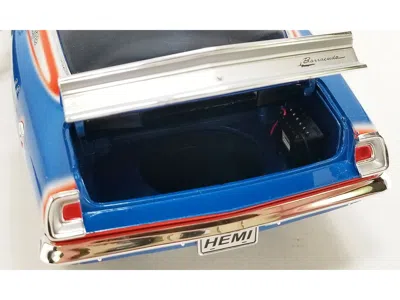 Acme 1968 Plymouth Hemi Barracuda Super Stock "east Town - Arlen Vanke" Blue With Graphics Limited Editio