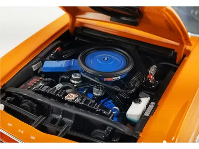 Acme 1968 Shelby Gt500 Kr Orange Metallic (wt Color Code 5107) With White Stripes Limited Edition To 348
