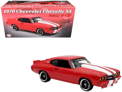 Acme 1970 Chevrolet Chevelle Ss "red Eye" Red With White Stripes Limited Edition To 354 Pieces Worldwide 