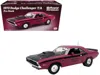Acme 1970 Dodge Challenger T/a Pro Stock "mopar Performance" Panther Pink With Black Stripes And Black Ho In Burgundy