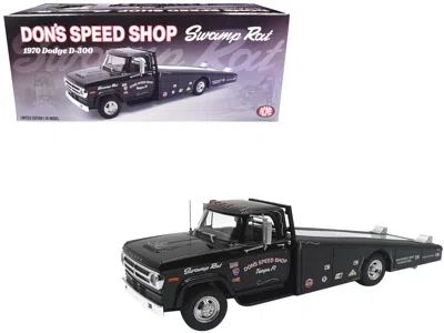 Acme 1970 Dodge D-300 Ramp Truck Black "don's Speed Shop" Limited Edition To 300 Pieces Worldwide 1/18 Di