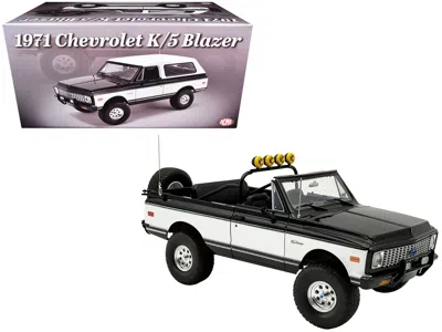 Acme 1971 Chevrolet K5 Blazer Tuxedo Black And White Limited Edition To 396 Pieces Worldwide 1/18 In Multi