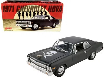 Acme 1971 Chevrolet Nova Matt Black "death Proof" (2007) Movie Limited Edition To 792 Pieces Worldwide 1/