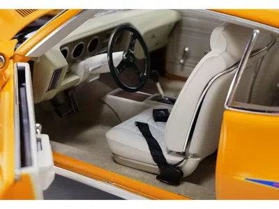 Acme 1971 Pontiac Gto Judge Orange "last Ram Air Made" Limited Edition To 462 Pieces Worldwide 1/18 Dieca In Yellow
