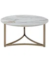 Acme Aziz Coffee Table, Sintered Stone Top & Champ