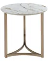 Acme Aziz End Table In Neutral