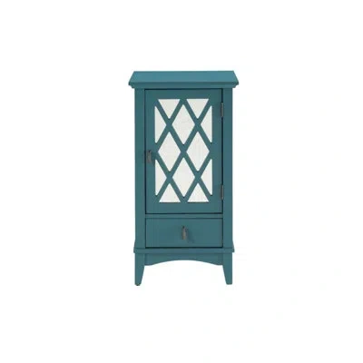 Acme Ceara Accent Table In Teal