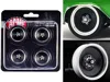 Acme Custom Smoothie Wheel And Tire Set Of 4 Pieces For 1/18 Scale Models By