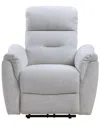 Acme Eastre Power Motion Recliner W/usb Port In Gray