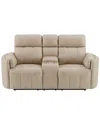 Acme Furniture Elison Motion Loveseat In Neutral