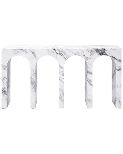 Acme Fritzy Console Table In White