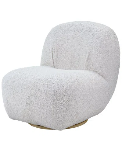 Acme Furniture Accent Chair W/swivel In White