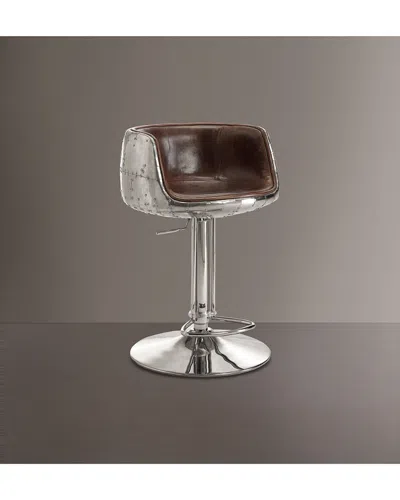 Acme Furniture Acme Brancaster Adjustable Stool In Gray