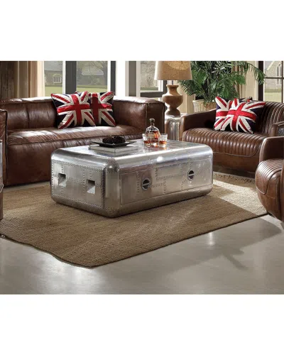 Acme Furniture Acme Brancaster Coffee Table In Silver