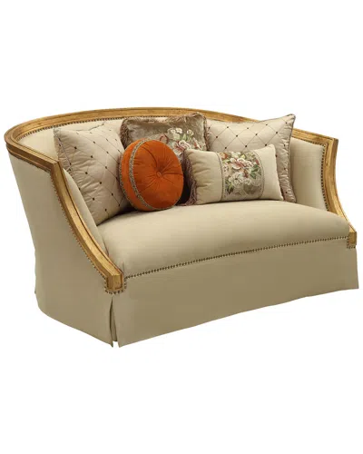 Acme Furniture Acme Daesha Loveseat In Neutral