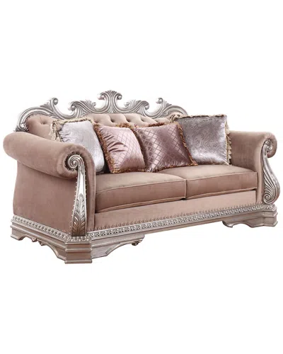 Acme Furniture Acme Northville Loveseat In Pink